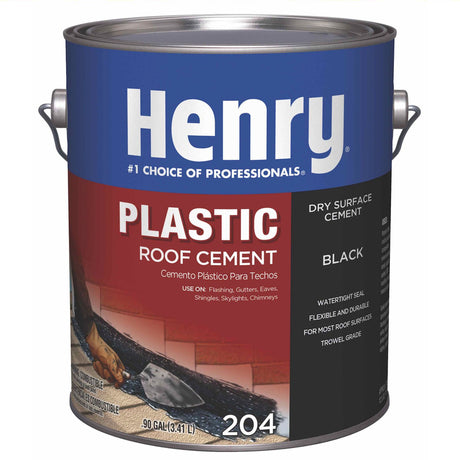 Henry Smooth Black Asphalt Roof Cement 0.9 gal
