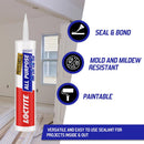 Loctite Polyseamseal Clear Latex All Purpose Adhesive Caulk 10 oz