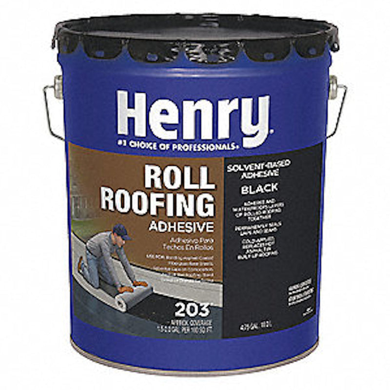 Henry Smooth Black Asphalt Cold-Ap Roof And Lap Adhesive 4-3/4 gal