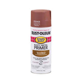 Rust-Oleum Stops Rust Brown Flat Oil-Based Alkyd Spray Primer 12 oz