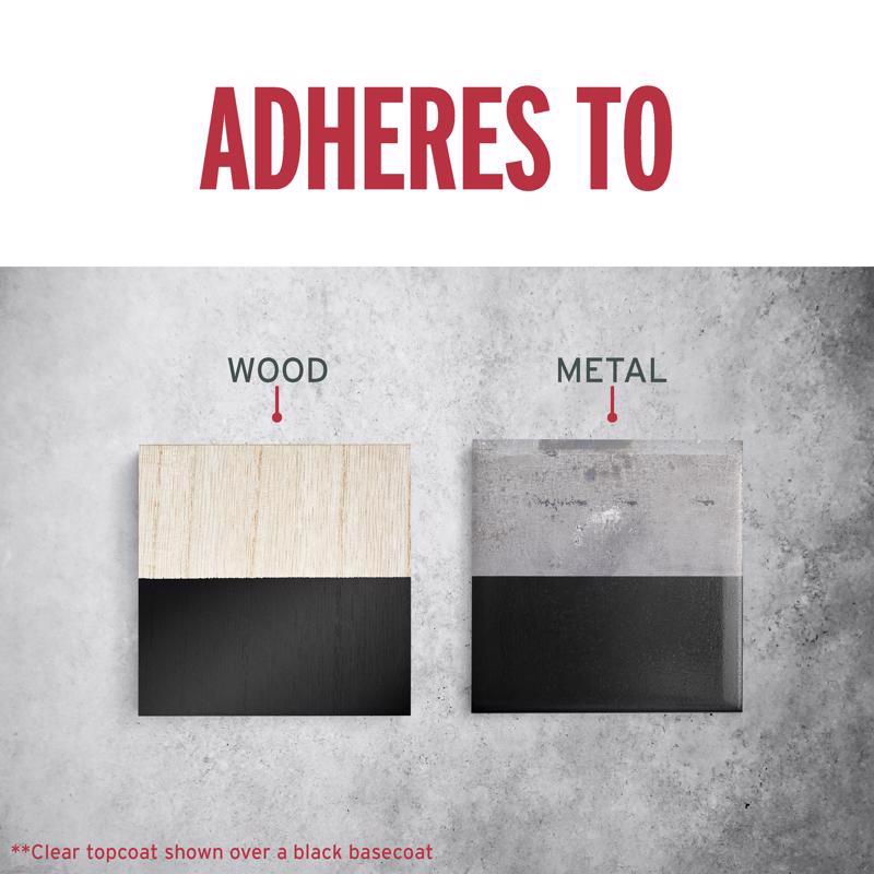 Rust-Oleum Stops Rust Indoor and Outdoor Gloss Crystal Clear Rust Prevention Paint 12 oz