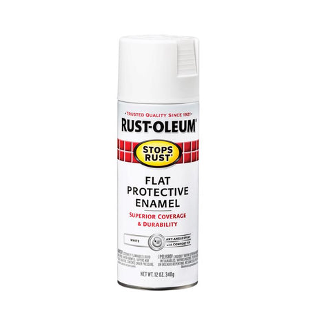 SPRY PAINT FLT WHT 12OZ