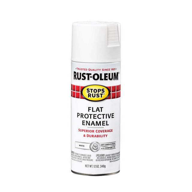 SPRY PAINT FLT WHT 12OZ