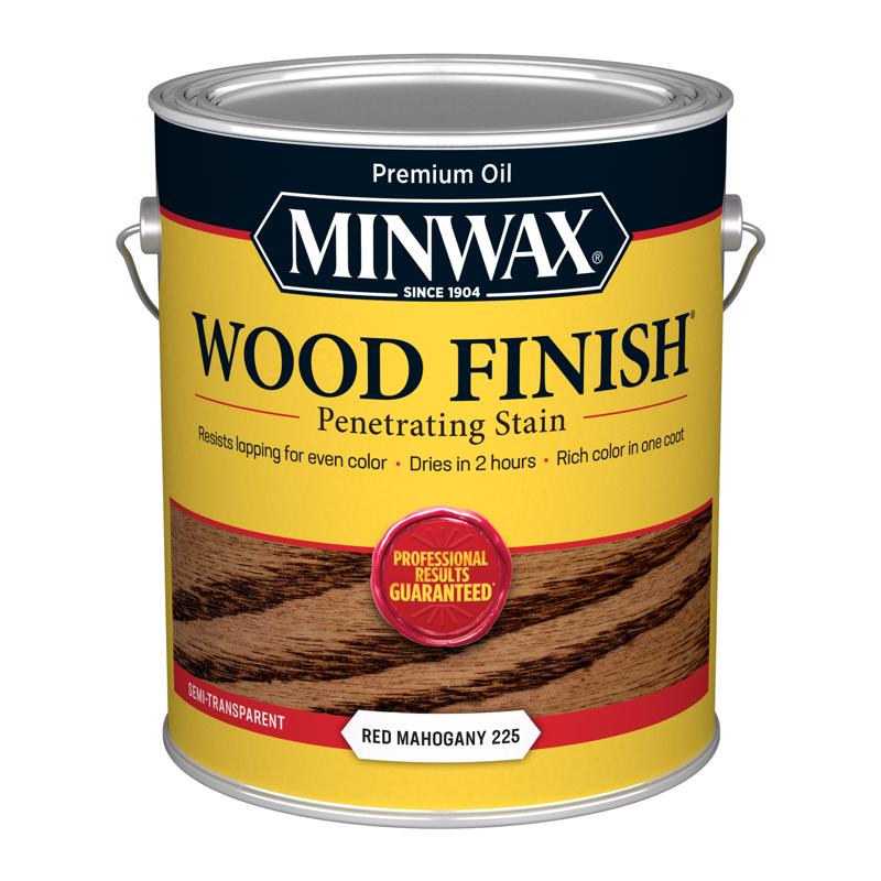 Minwax Wood Finish Semi-Transparent Red Mahogany Oil-Based Penetrating Wood Stain 1 gal