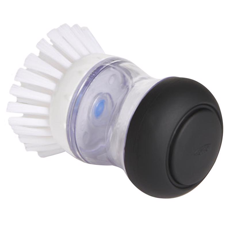 OXO Good Grips 2.5 in. W Medium Bristle Plastic/Rubber Handle Soap Dispenser Dish Brush