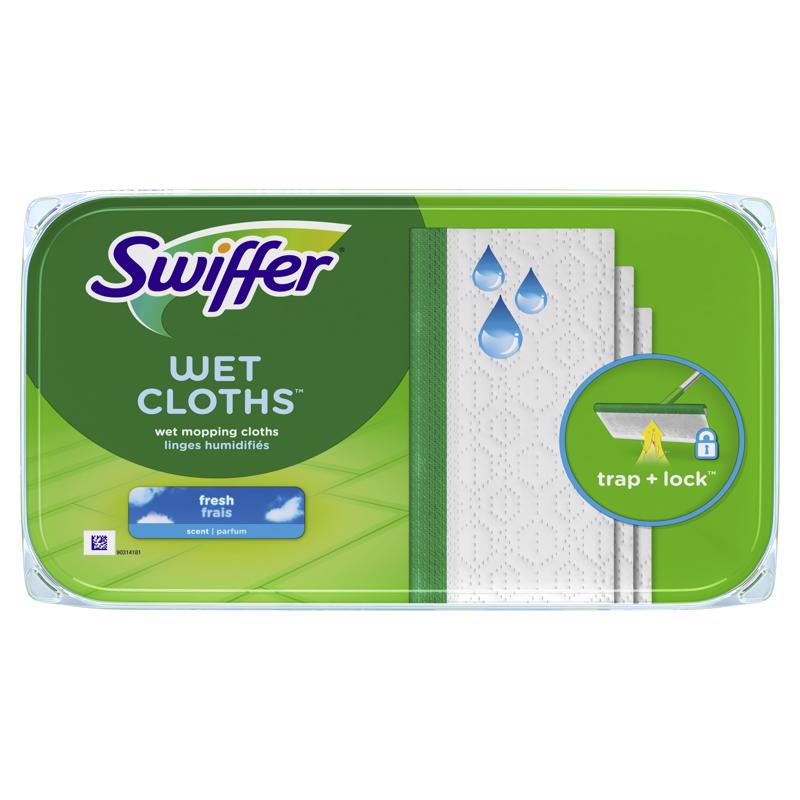 Swiffer Sweeper 5.4 in. Wet Microfiber Mop Refill Pad 12 pk
