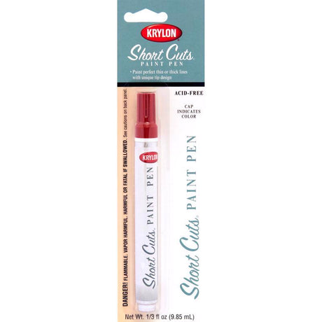 Krylon Short Cuts Red Pepper Paint Pen Interior 0.33 oz