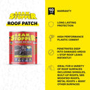 Leak Stopper Gloss Black Rubber Roof Patch 3.6 qt