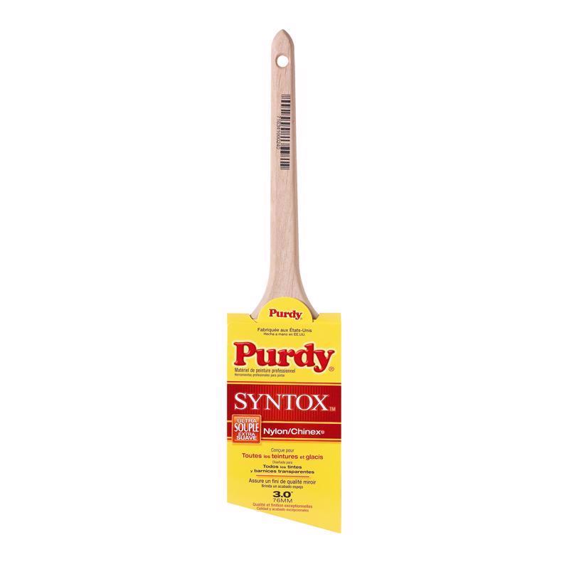 Purdy Syntox Angular 3 in. Extra Soft Angle Trim Paint Brush