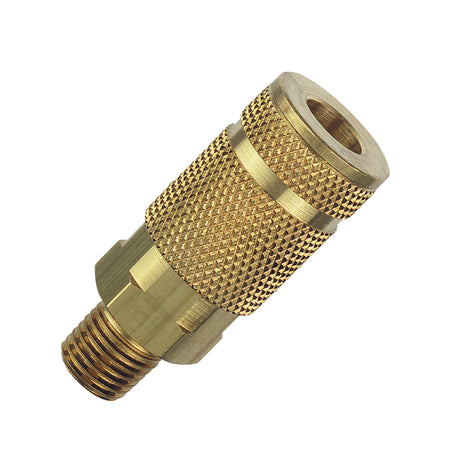 Tru-Flate Brass Quick Change Coupler 1/4 in. Male 1 pc