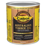 Cabot Australian Timber Oil Transparent Natural Oil-Based Australian Timber Oil 1 qt