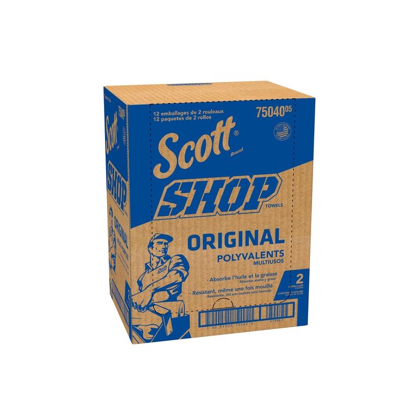 Scott Original Paper Shop Towels 9.4 in. W X 11 in. L 2 pk