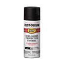 Rust-Oleum Stops Rust Semi-Gloss Black Spray Paint 12 oz