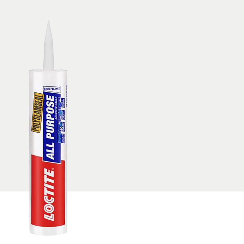 Loctite Polyseamseal White Acrylic Latex All Purpose Adhesive Caulk 10 oz