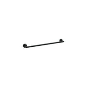 Moen Arlys Matte Black Towel Bar 24 in. L Zinc