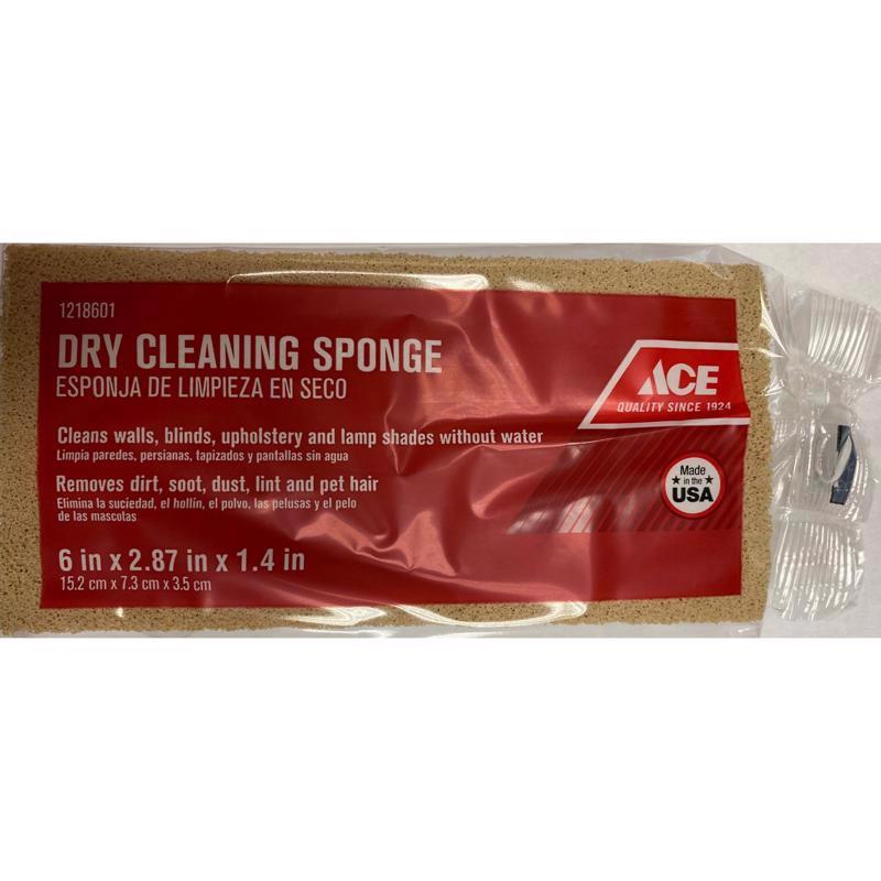 DRY CLEANING SPONGE 6"L