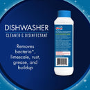 Glisten Dishwasher Magic Lemon Scent Cleaner and Disinfectant 12 oz 1 pk