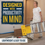 Werner 4 ft. H Aluminum Step Ladder Type II 225 lb. capacity