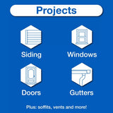 GE Advanced Clear Silicone 2 Window and Door Caulk Sealant 10.1 oz