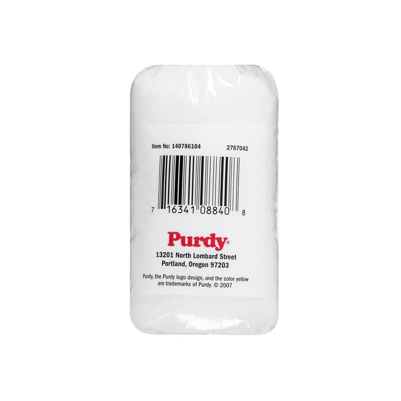 Purdy White Dove Woven Fabric 4 in. W X 3/8 in. Jumbo Mini Paint Roller Cover 1 pk