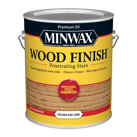 Minwax Wood Finish Semi-Transparent Golden Oak Oil-Based Penetrating Stain 1 gal