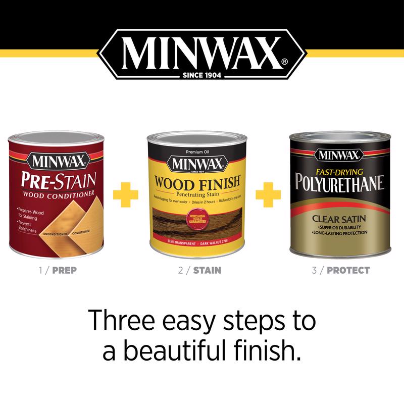 Minwax Wood Finish Semi-Transparent Special Walnut Oil-Based Penetrating Stain 1 gal