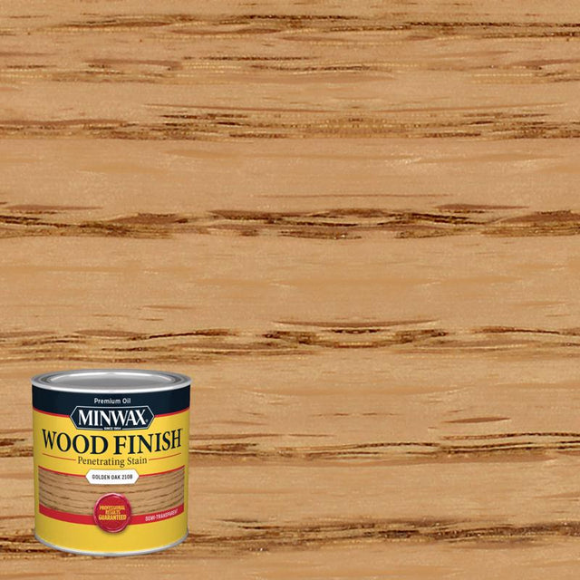 STAIN MINWX8OZ GOLDN OAK