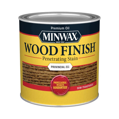 Minwax Wood Finish Semi-Transparent Provincial Oil-Based Penetrating Wood Stain 0.5 pt
