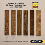 Minwax Wood Finish Semi-Transparent Provincial Oil-Based Penetrating Wood Stain 0.5 pt