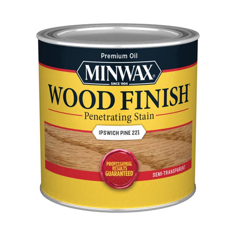 Minwax Wood Finish Semi-Transparent Ipswich Pine Oil-Based Penetrating Wood Stain 0.5 pt
