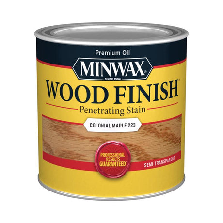 Minwax Wood Finish Semi-Transparent Colonial Maple Oil-Based Penetrating Wood Stain 0.5 pt