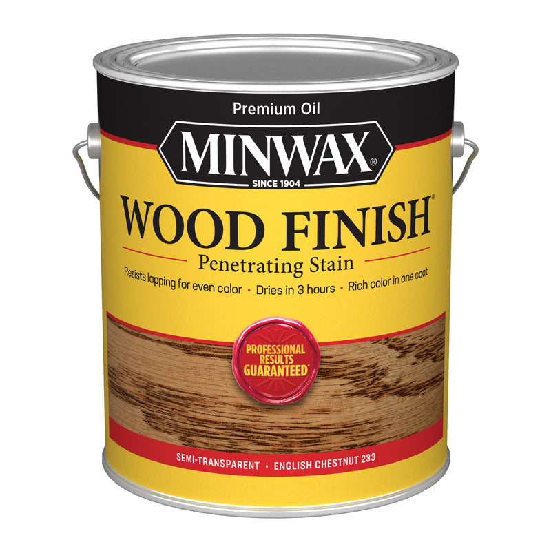 Minwax Wood Finish Semi-Transparent English Chestnut Oil-Based Penetrating Stain 1 gal