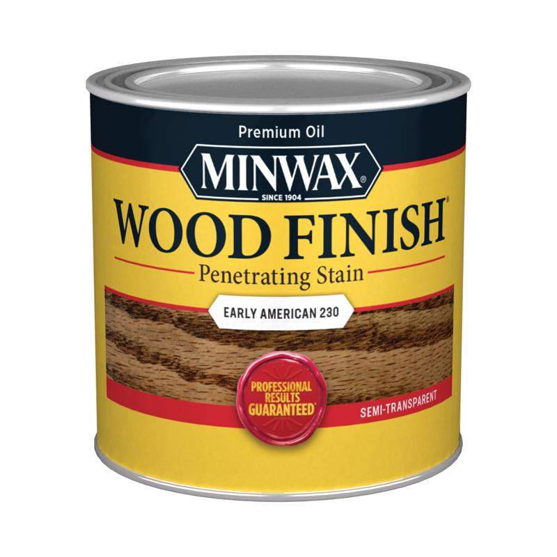 Minwax Wood Finish Semi-Transparent Early American Oil-Based Penetrating Wood Stain 0.5 pt