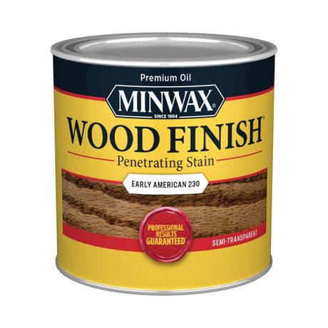 Minwax Wood Finish Semi-Transparent Early American Oil-Based Penetrating Wood Stain 0.5 pt