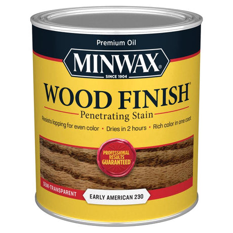 Minwax Wood Finish Semi-Transparent Early American Oil-Based Penetrating Wood Stain 1 qt