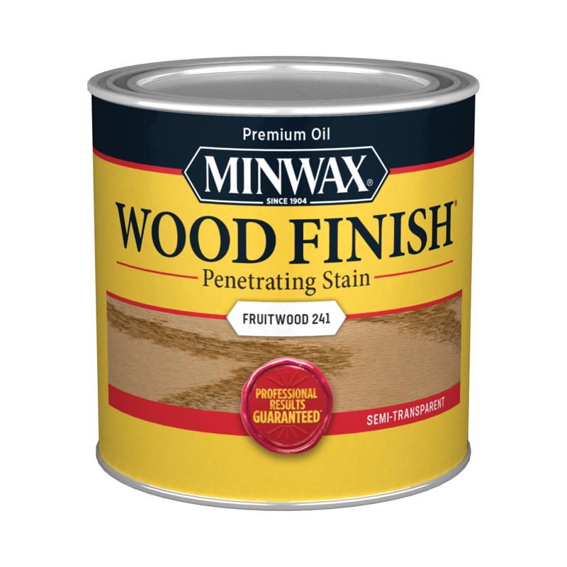 Minwax Wood Finish Semi-Transparent Fruitwood Oil-Based Penetrating Wood Stain 0.5 pt