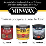 Minwax Wood Finish Semi-Transparent Dark Walnut Oil-Based Penetrating Wood Stain 0.5 pt