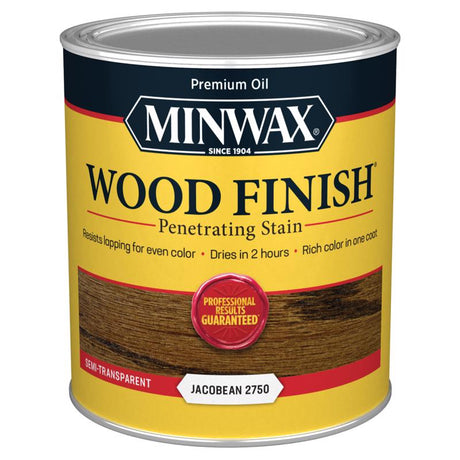 Minwax Wood Finish Semi-Transparent Jacobean Oil-Based Penetrating Wood Stain 1 qt