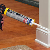 White Lightning 3006 Advanced Formula White Siliconized Acrylic Latex Caulk 10 oz