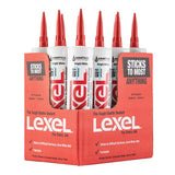 Sashco Lexel White Low VOC Synthetic Rubber All Purpose Caulk 10.5 oz
