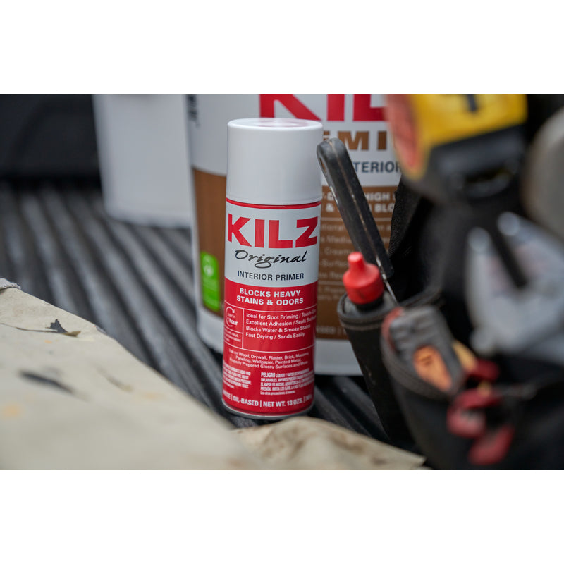 KILZ Original White Flat Oil-Based Aerosol Primer/Sealer 13 oz