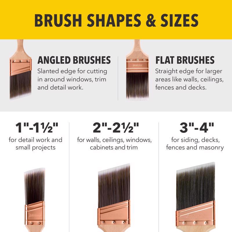 Purdy XL Cub 2-1/2 in. Medium Stiff Angle Trim Paint Brush