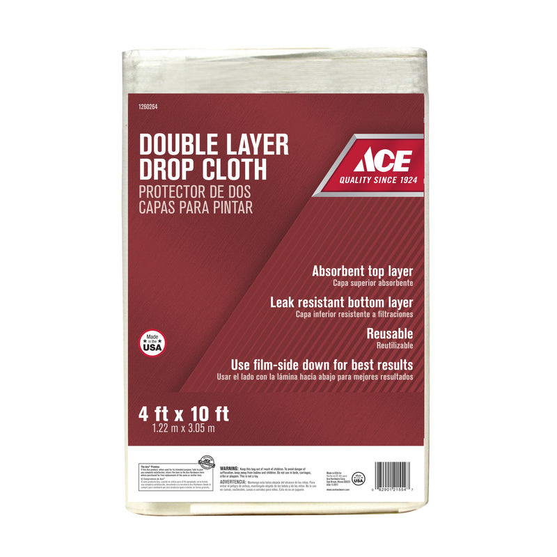 DROPCLOTH 2LAYER 4'X10'