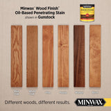 Minwax Wood Finish Semi-Transparent Gunstock Oil-Based Penetrating Wood Stain 1 qt