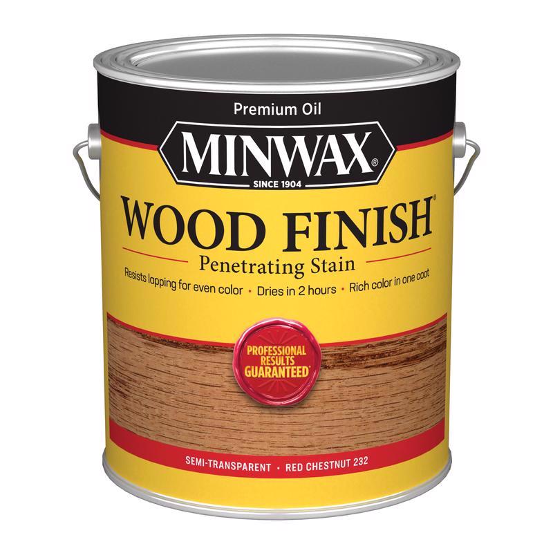 Minwax Wood Finish Semi-Transparent Red Chestnut Oil-Based Penetrating Stain 1 gal