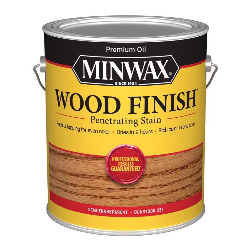 Minwax Wood Finish Semi-Transparent Gunstock Oil-Based Penetrating Stain 1 gal