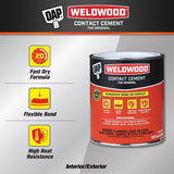 DAP Weldwood High Strength Rubber Contact Cement 1 pt