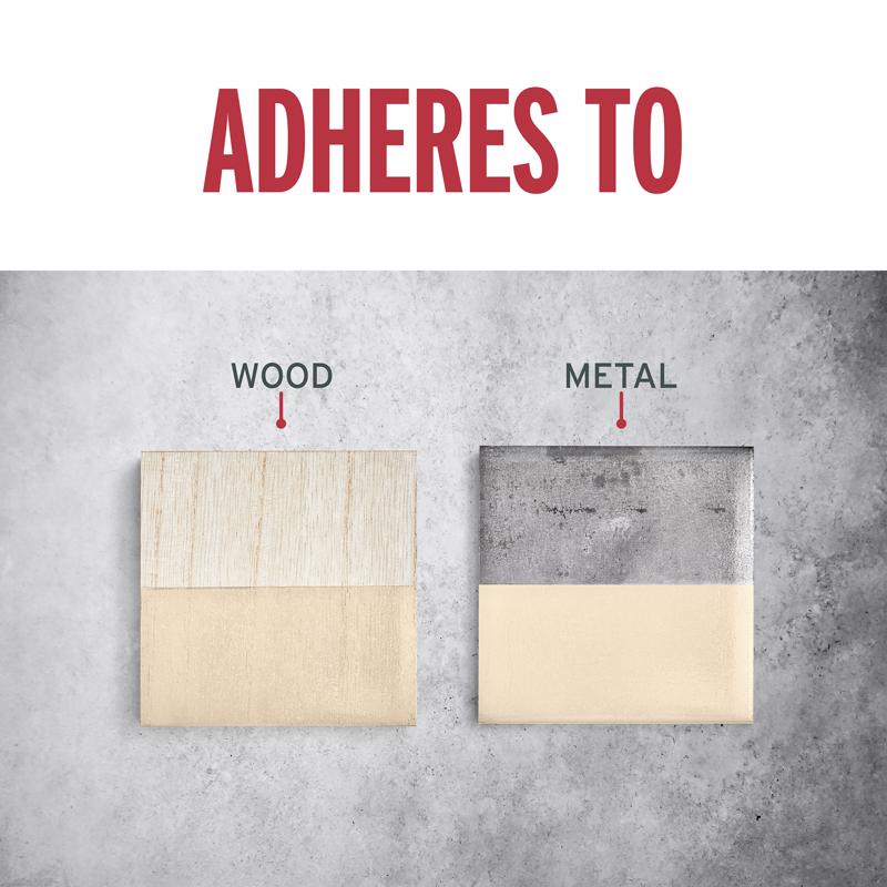 Rust-Oleum Stops Rust Indoor and Outdoor Gloss Almond Oil-Based Protective Paint 1 qt