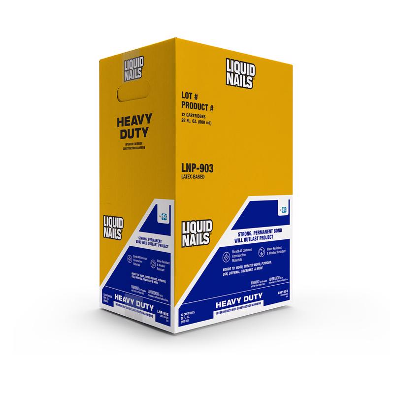 Liquid Nails Heavy Duty Acrylic Latex Construction Adhesive 28 oz