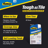 Homax Tough As Tile Gloss White Bathtub and Tile Refinishing Kit 32 oz